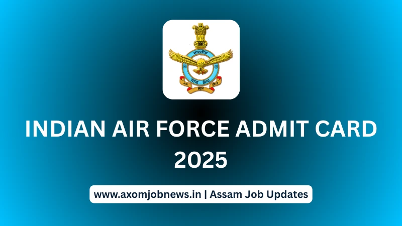 Indian Air Force Admit Card 2025