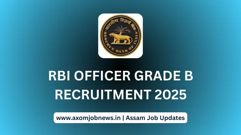 RBI Officer Grade B Recruitment 2025
