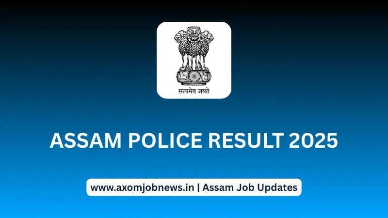 Assam Police Result 2025